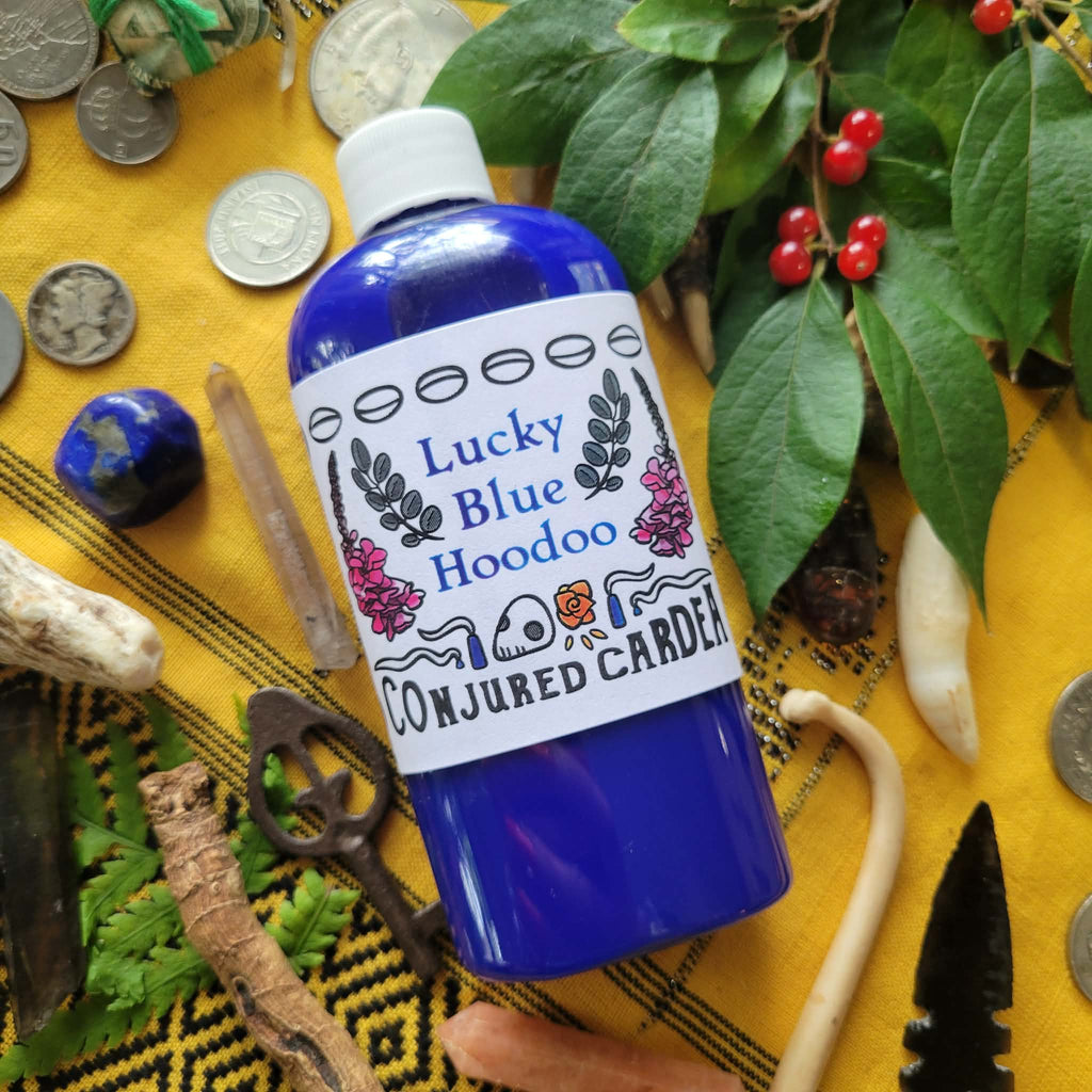 Lucky Blue Hoodoo Wash-Bluing-Cleansing, Good Luck, Money, Love