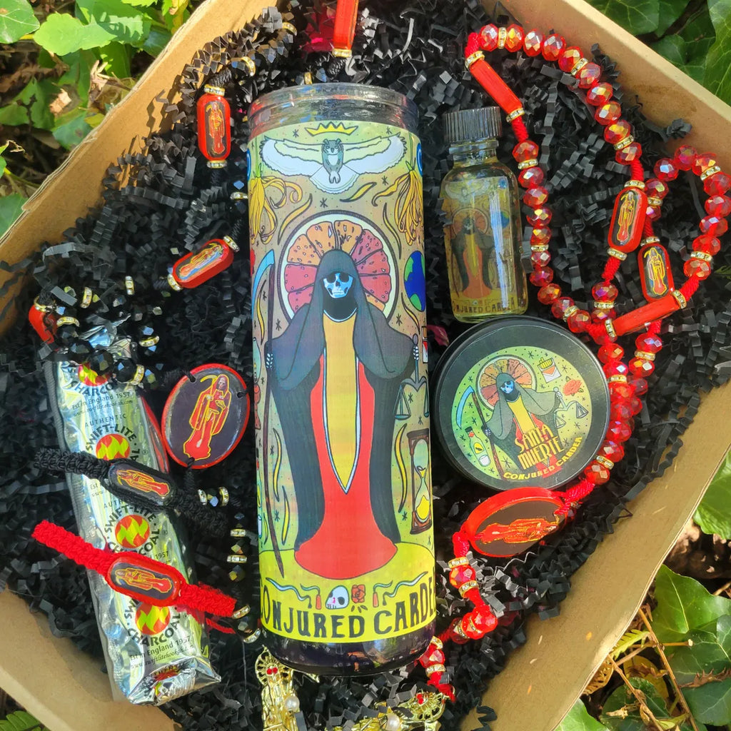 Santa Muerte Altar Spell Set-Miracles, Healing, Protection, Love-Fet Ghede-Dia De Los Muertos
