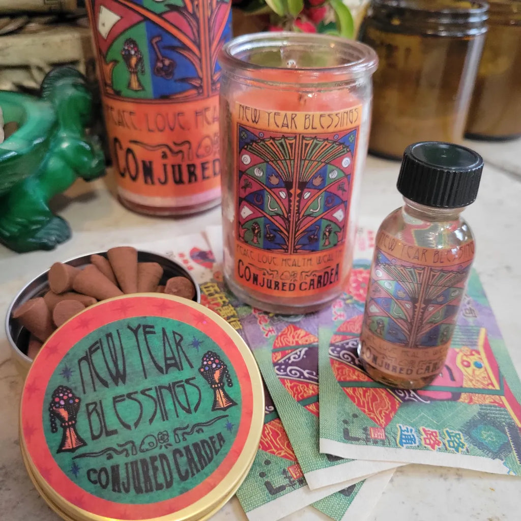 New Year Blessings Box-Wealth, Love, Happiness, Health