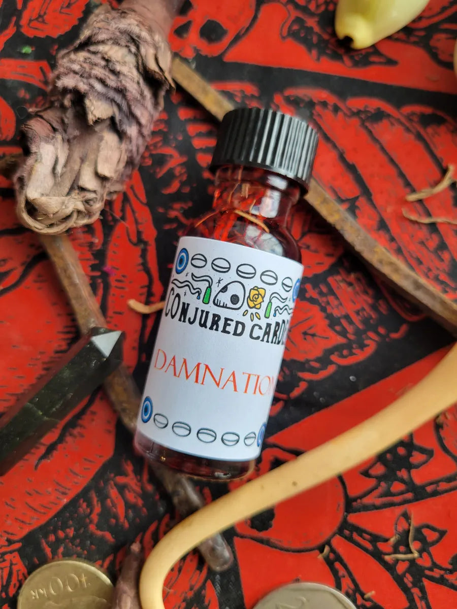 Damnation Oil-Hex, Jinx, Curse Enemies. Retribution Work