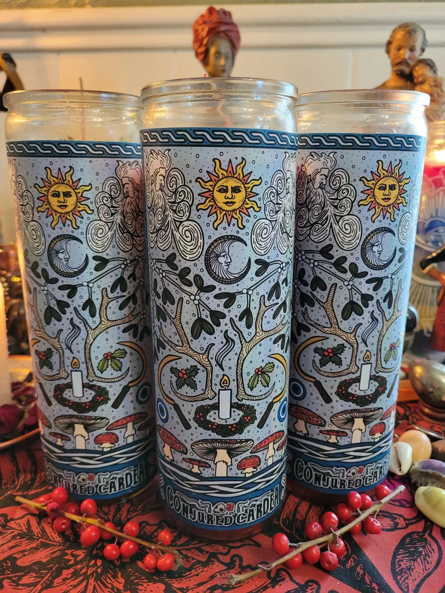 Winter Solstice Candle ONLY-Balance, Renewal, Strength, Joy