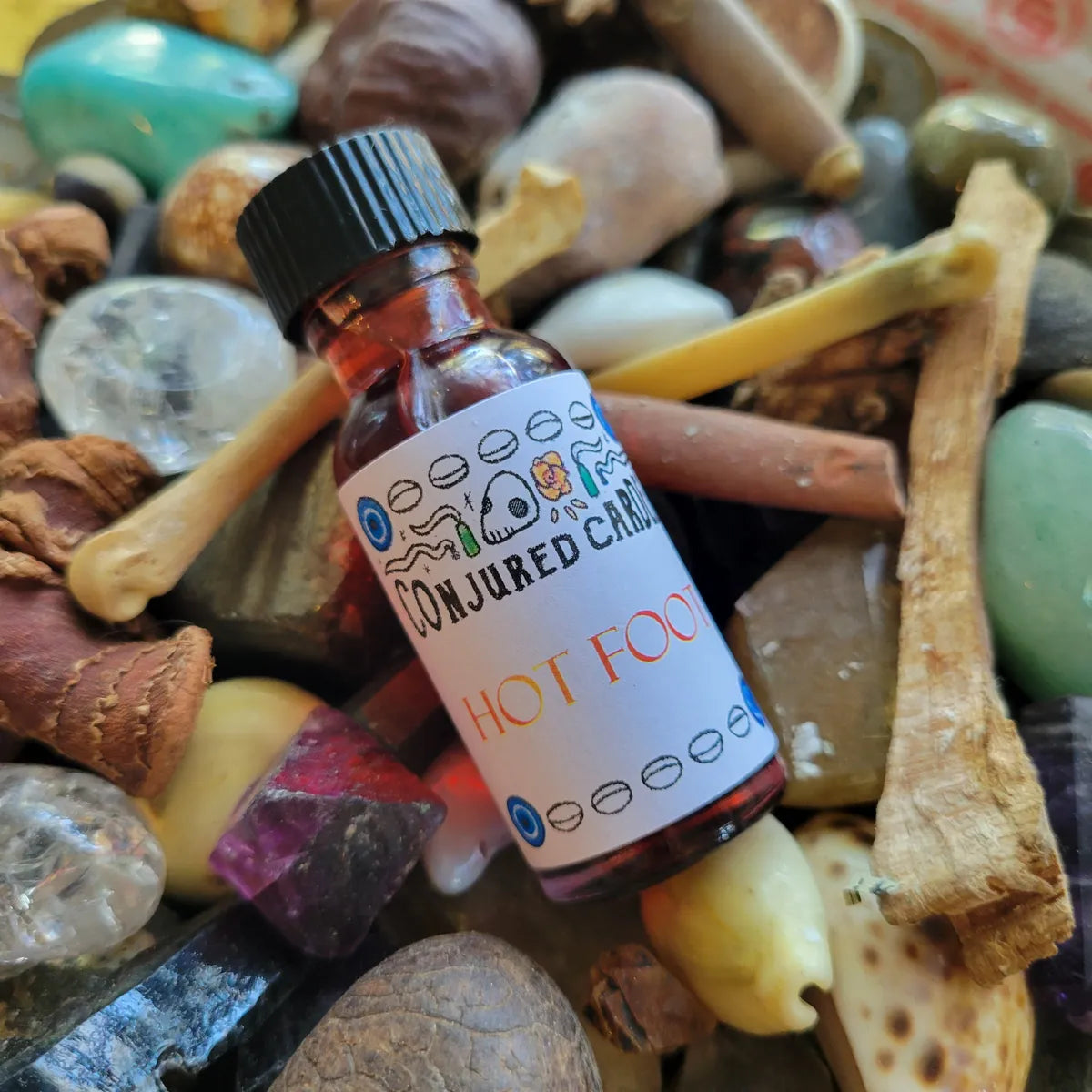 Hot Foot Oil-To Banish Abusers and Users, Foot Traffic Magick