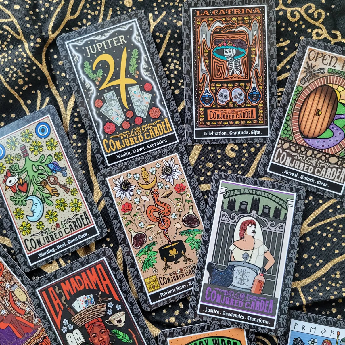 Conjured Cardea Oracle Deck-60 Card Deck for Clarity, Good Fortune and Divine Guidance