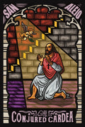 Saint Alejo Candle & Oil Set-Chases Away Wrongdoers, Gossip,Harm