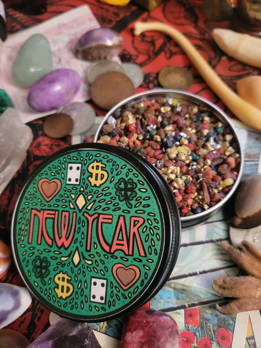 New Year Resin Incense Blend-Joy, Love, Protection, Prosperity