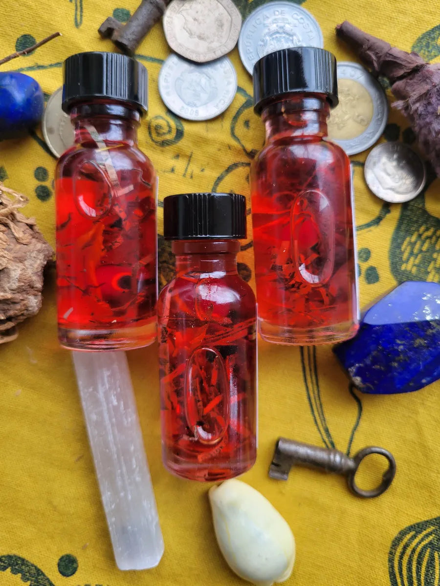 Red Wealth Oil-Strength, Power, Luxury, Wealth, Ideas, Passion
