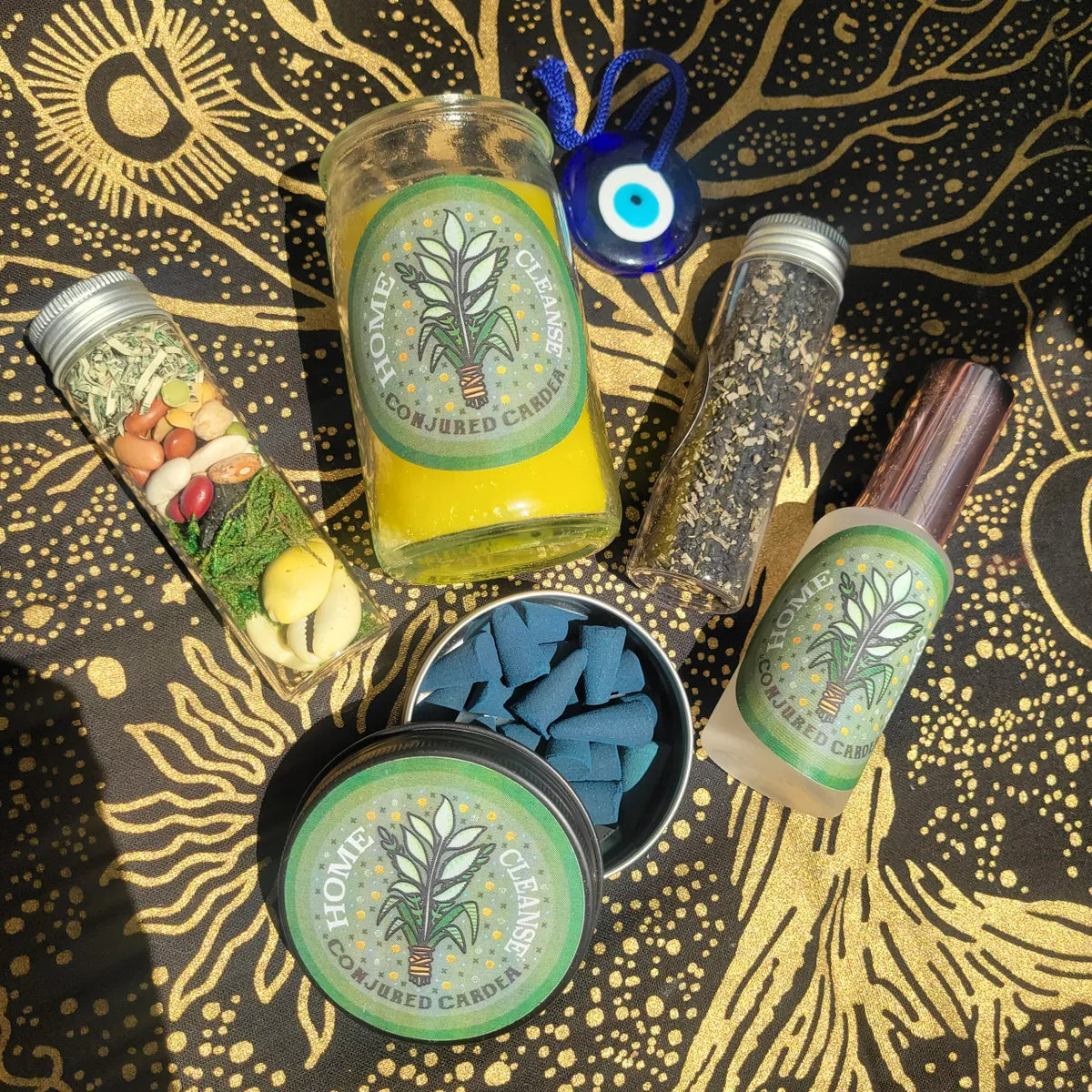 Home Cleanse Spell Box-Cleanse, Ward, Protect & Draw Prosperity