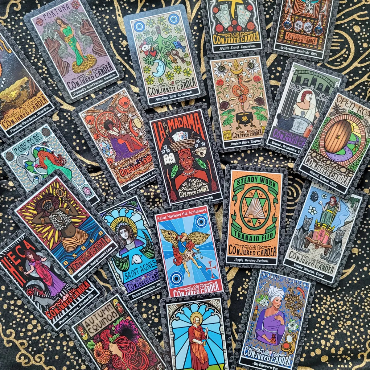 Conjured Cardea Oracle Deck-60 Card Deck for Clarity, Good Fortune and Divine Guidance