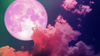 Full Pink Moon Service with OIL-APRIL-Renew, Joy, Beauty, Glamour