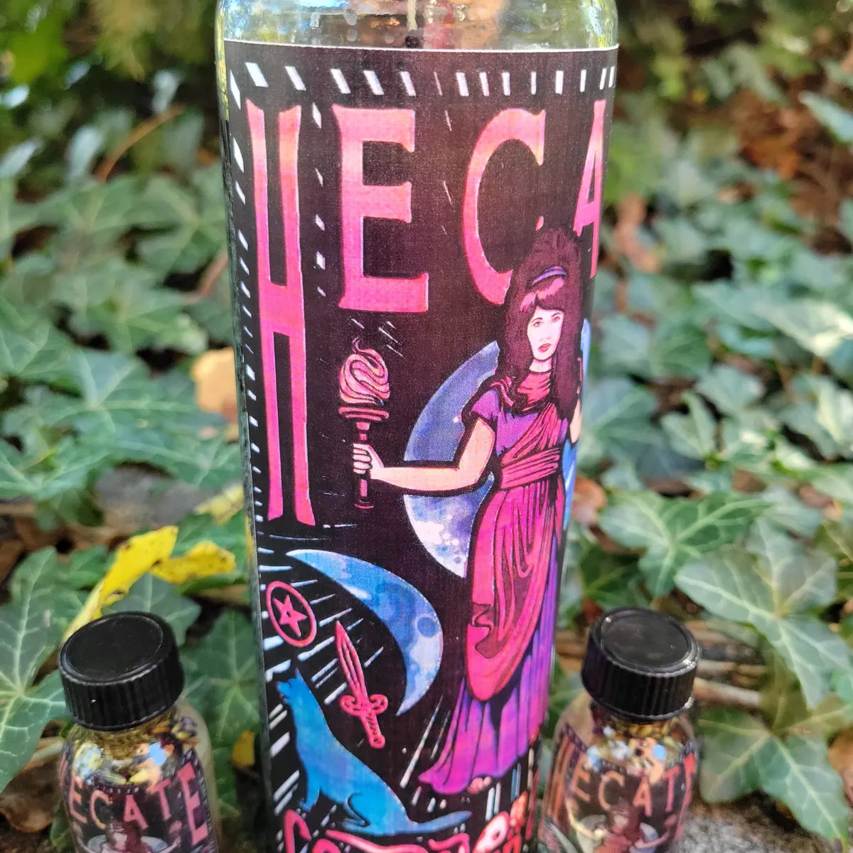 Hecate Altar Candle & Oil Witchcraft, Protection, Lunar Power and Crossroads