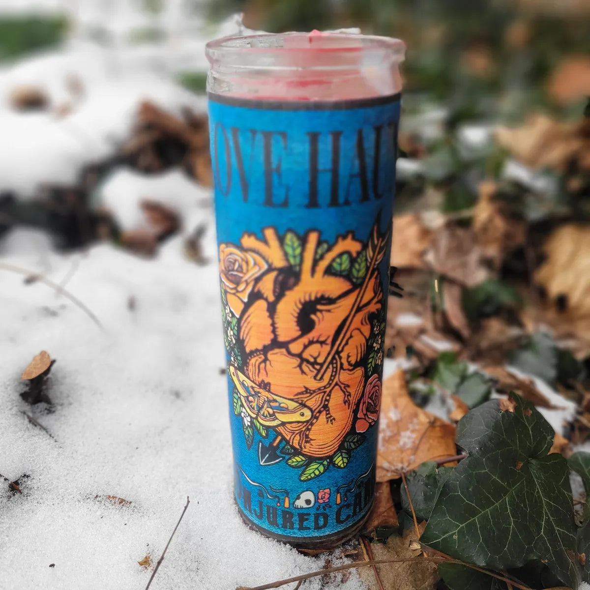 Love Haunt Novena Candle WITH OIL-Stay On Your Lover's Mind, Permanently!