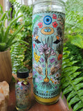 Spring Equinox Candle and Oil Set-Spring Equinox, Renewal, Abundance, Enchant