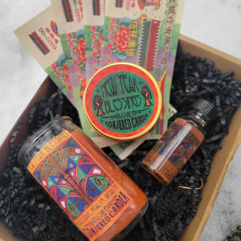 New Year Blessings Box-Wealth, Love, Happiness, Health