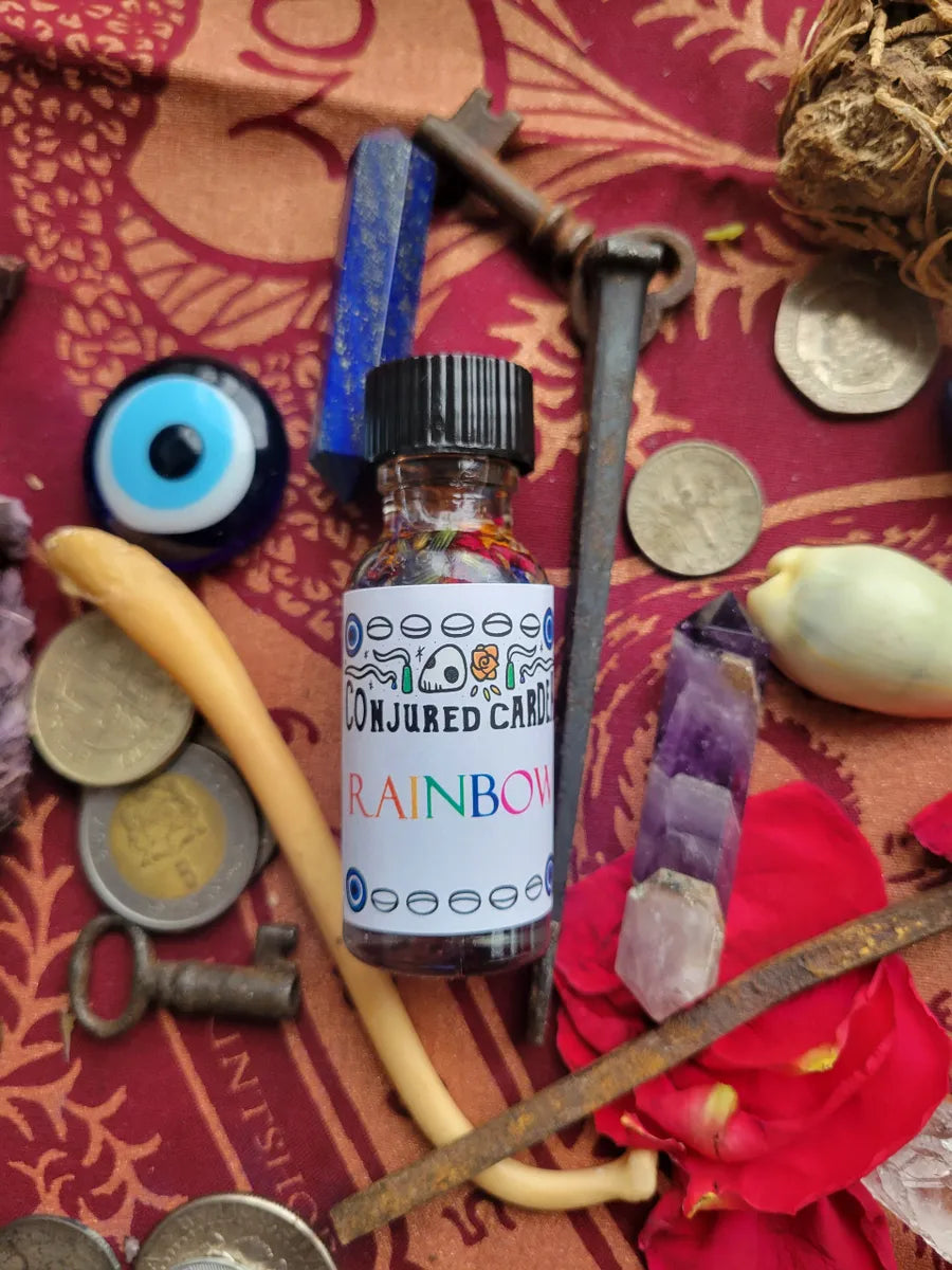 Rainbow Oil-Joy, Success, Renewal, Rids One of Fears, Love