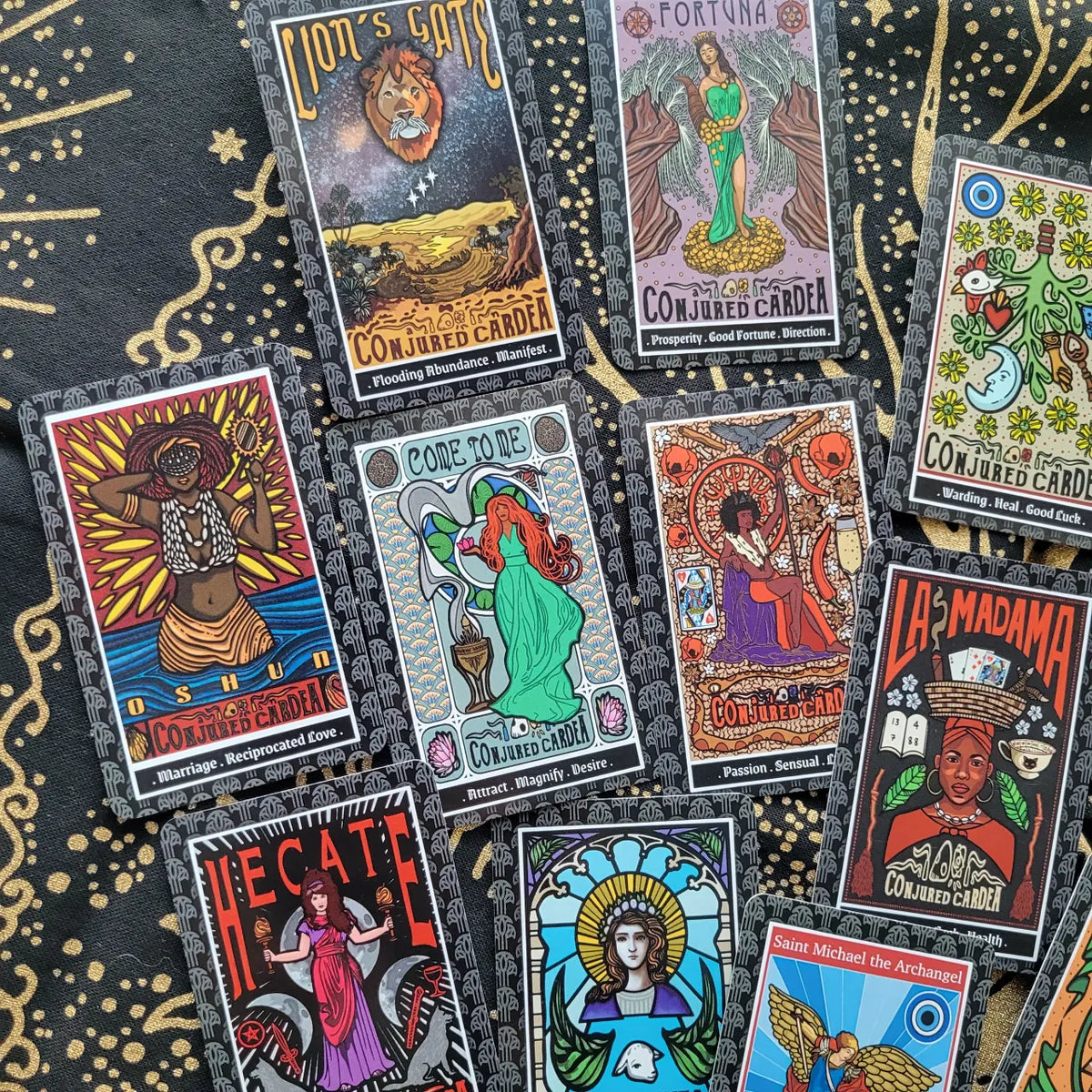 Conjured Cardea Oracle Deck-60 Card Deck for Clarity, Good Fortune and Divine Guidance