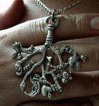 Cimaruta Candle with Oil-"Charm of the Witch"-Protect from Evil Eye, Good Luck, Health,