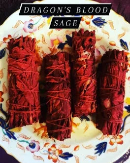 Dragon's Blood White Sage Bundles-Purify, Protect, Love