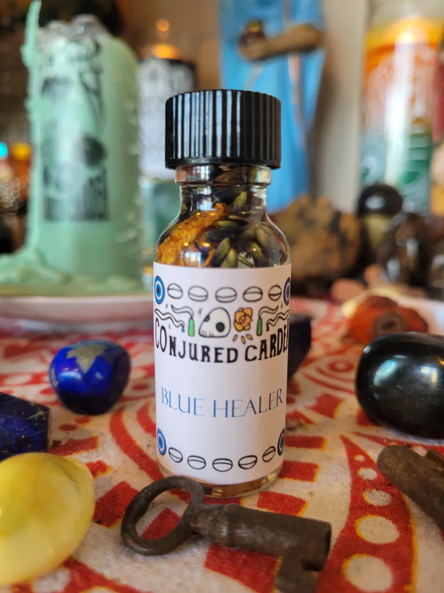 Blue Healer Oil-Heartbreak, Stress, Spiritual Well-Being