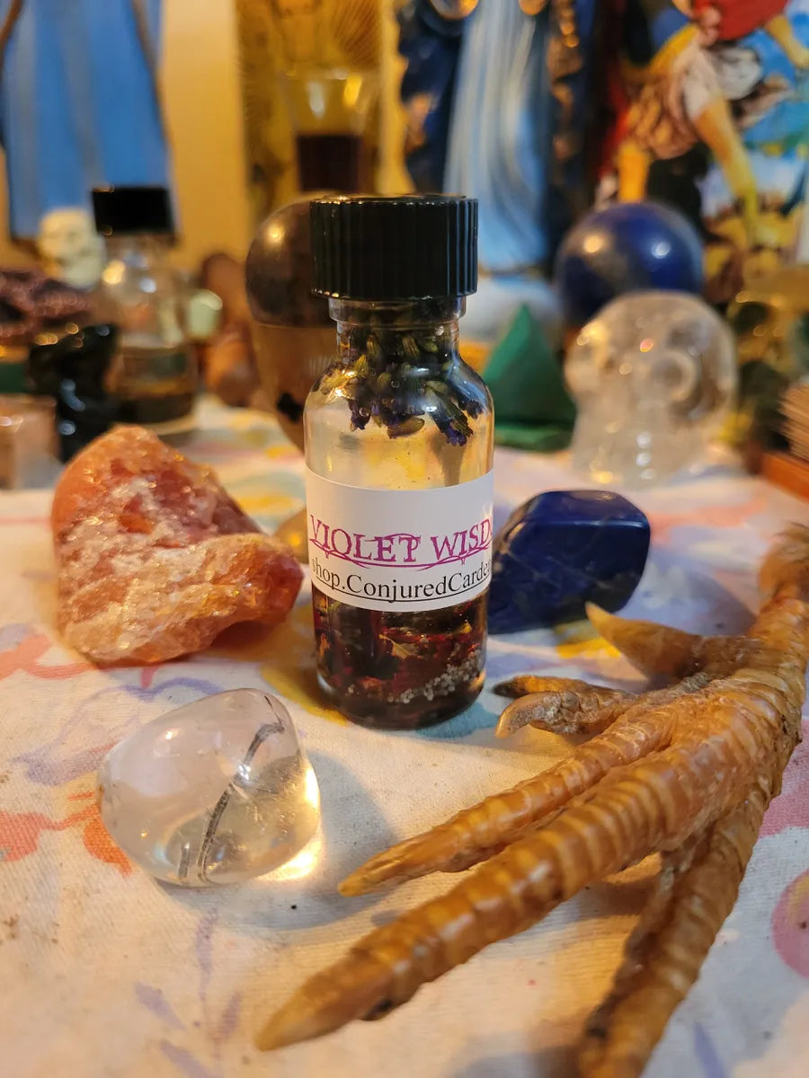 Violet Wisdom Oil-Divination, Psychic, Tarot