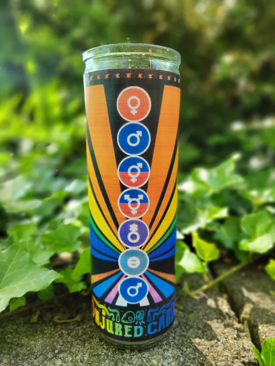 PRIDE Candle-Protect, Bless, Unite, Empower, Celebrate-LGBTQ+