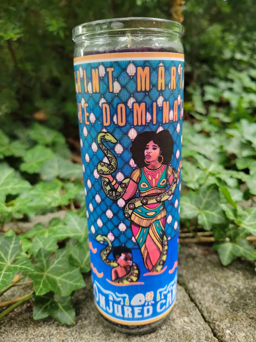Martha la Dominadora Candle-Martha the Dominator-Brings Favor, Wealth & Commanding Power
