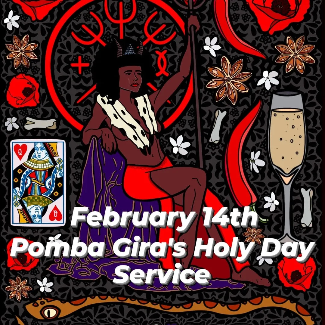 Pomba Gira Ritual Candle Service - Feb. 14th - Wealth, Healing, Love, Protect