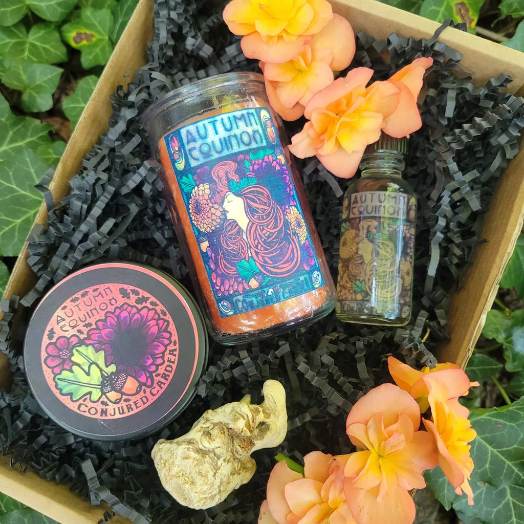 Autumn Equinox Altar Box-Balance, Harvest, Abundance, Autumn Decor, Fall Altar