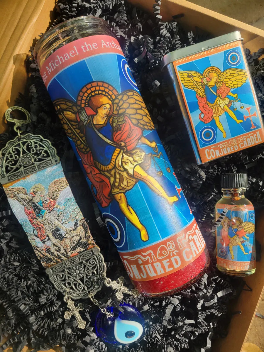 Saint Michael Altar Box Set-Protection, Evil Eye, Luck, Success