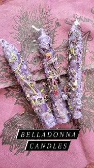 Belladonna Candle-Magic, Mastery, Shadow Work, Divine Warding