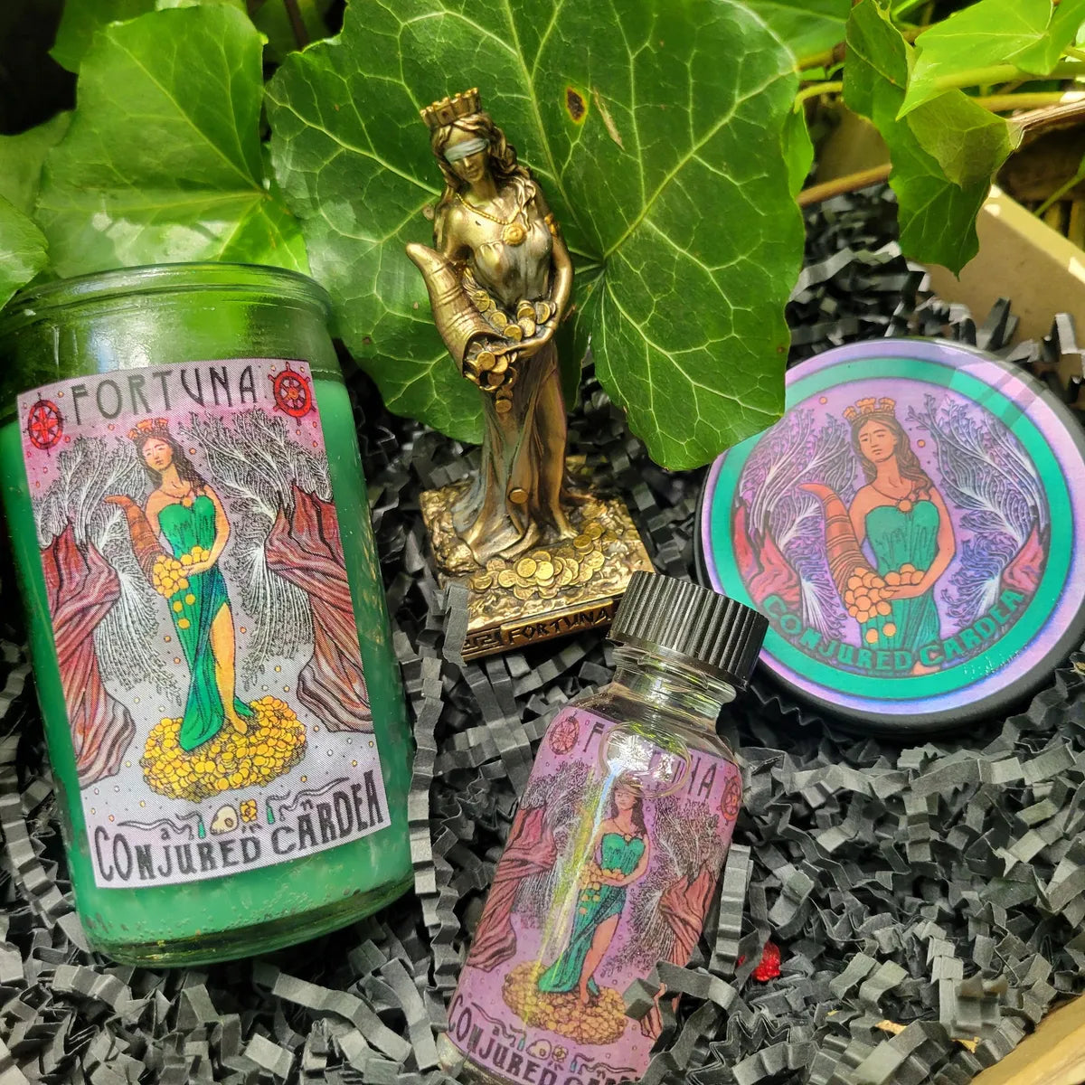 Fortuna Votive Spell Box - Luck, Prosperity, Abundance, Winning