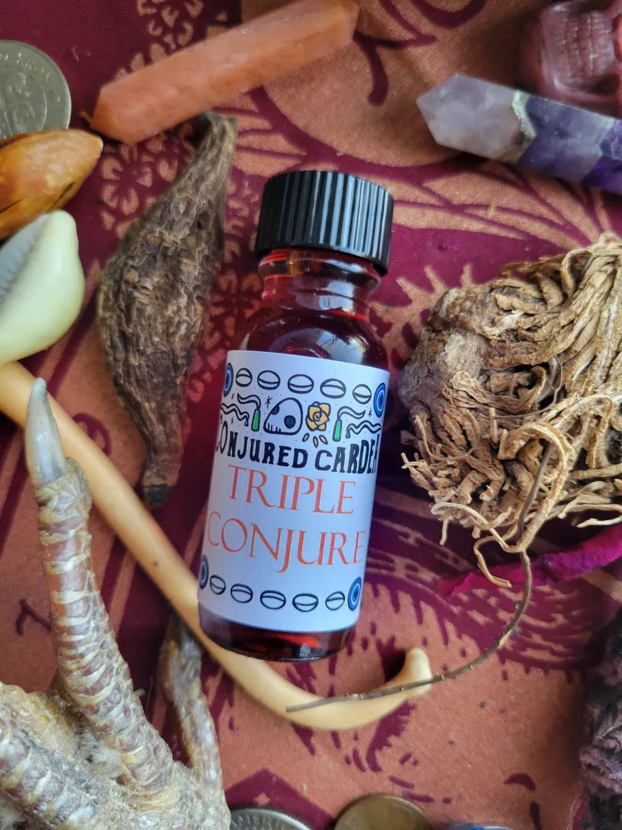 Moma's Triple Conjure Oil-Pre Spell Booster,Drawing,Blockbuster