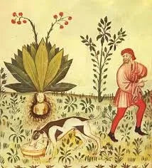 Mandrake Cut-Mandragora-Amazing Power, Aphrodesiac, Protection