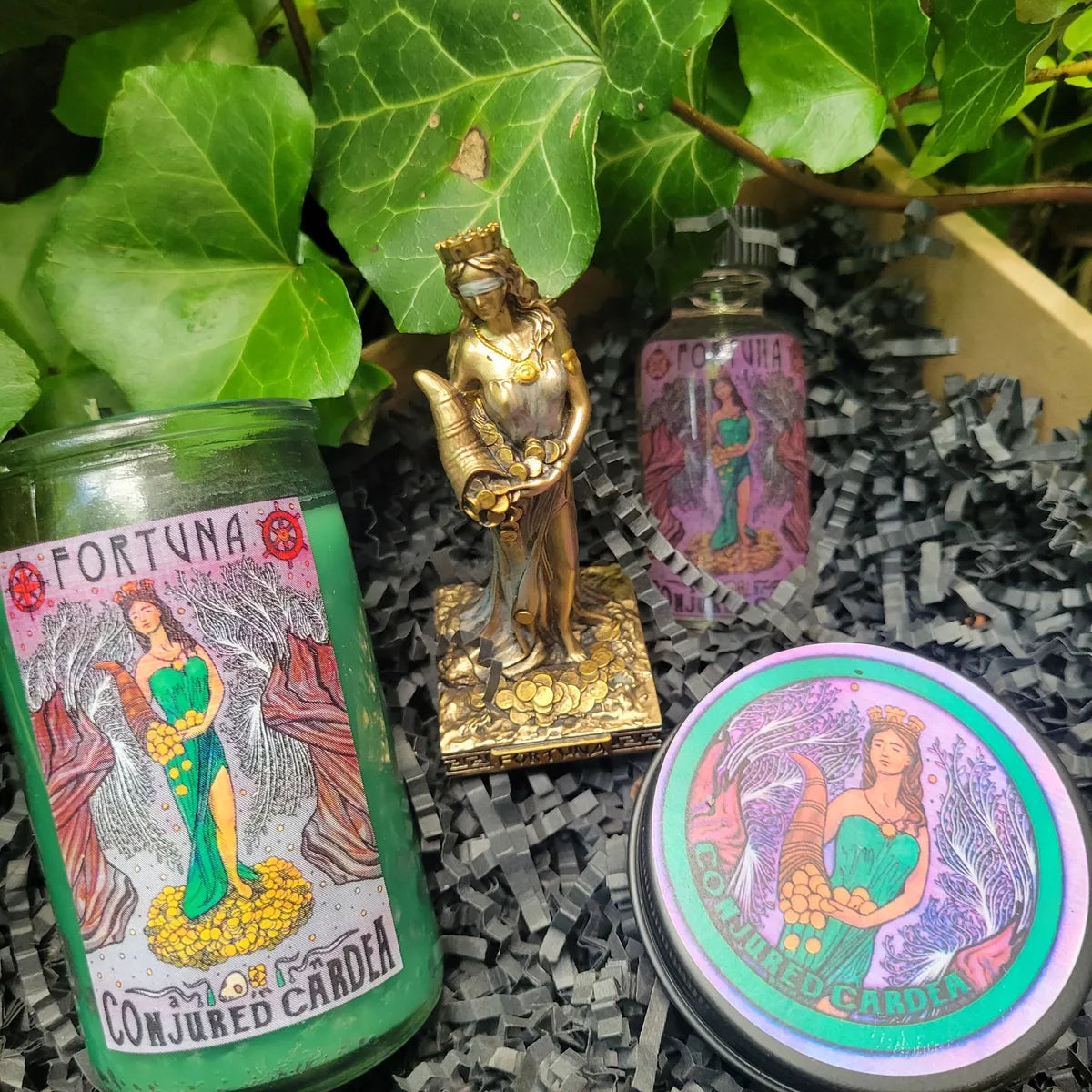 Fortuna Votive Spell Box - Luck, Prosperity, Abundance, Winning
