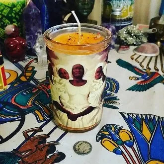 La Madamas Devotional Candle-Luck, Prosperity, Ancestor Worship