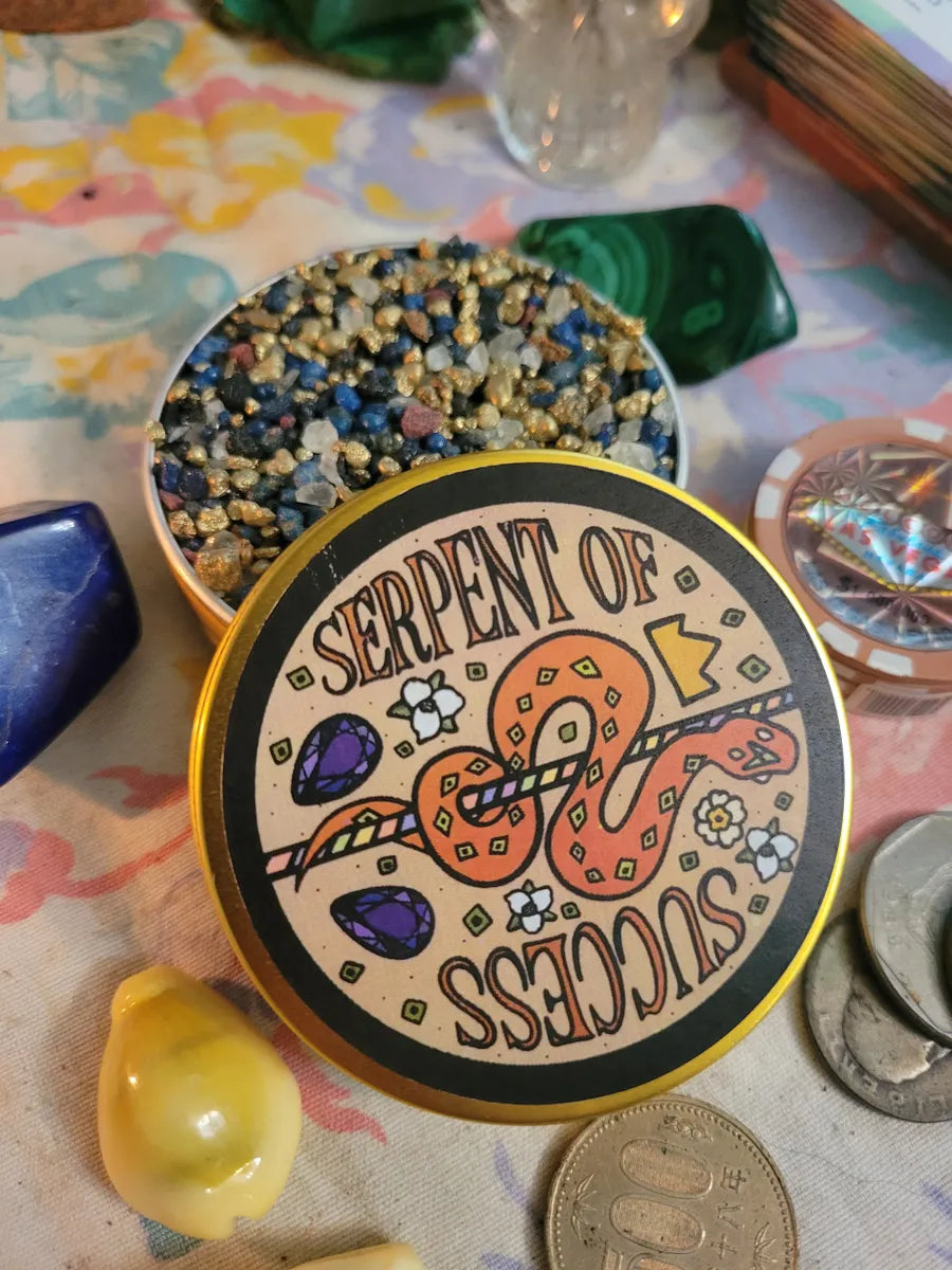 Serpent Success Resin Incense-Opens Avenues for Success, Luck, Employment