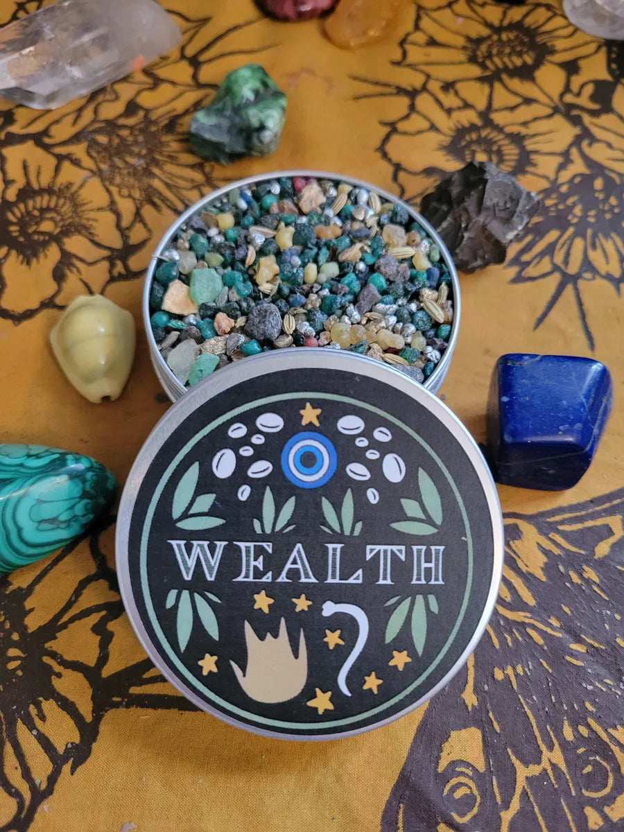Wealth Resin Incense-Wealth in all forms, Money, Abundance, Employment