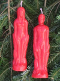 FEMALE-Red Figure Candle