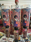 Pomba Gira Candle and Oil Set- Luxury, Protection, Sex, Romance