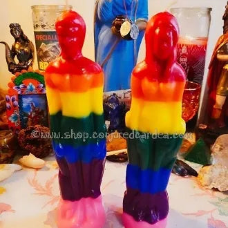 Male OR Female PRIDE Figure Candle-YOUR CHOICE-LGBTQ