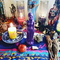 FEMALE-PURPLE Figure Candle-Clarity, Courage, Strength, Success
