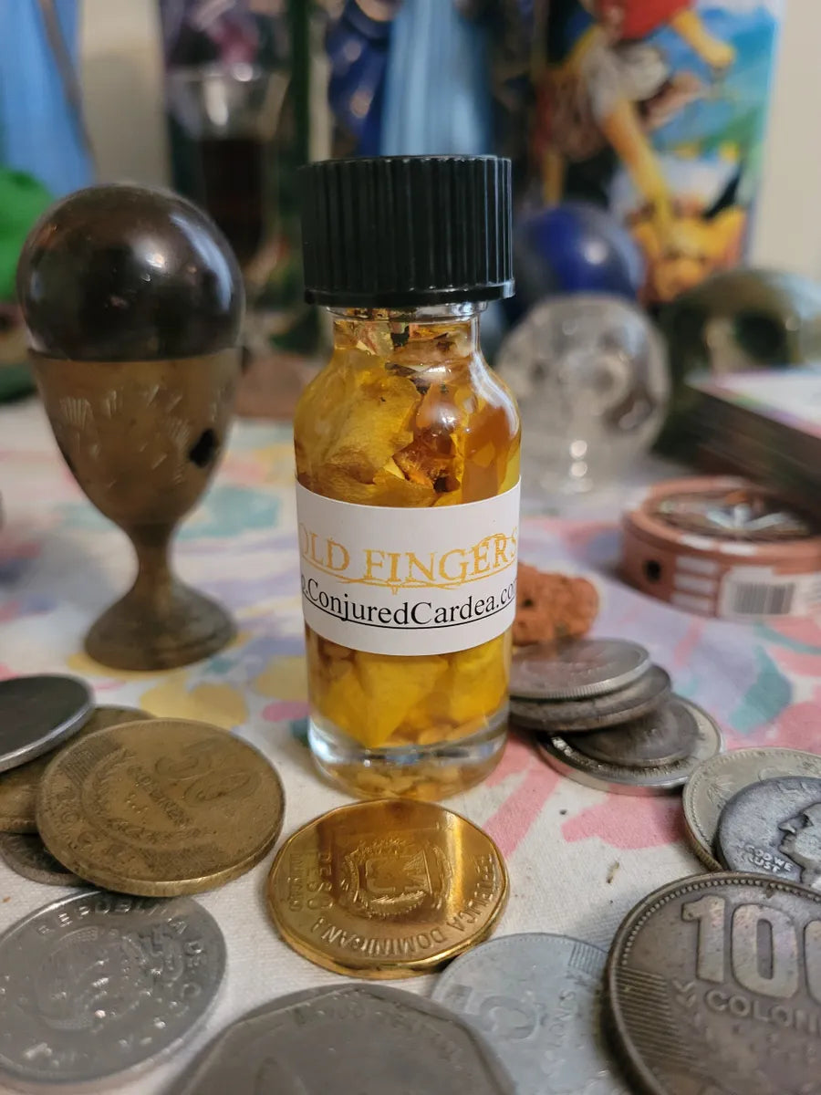 Gold Fingers Oil-Triple Strength Luck, Prosperity, Opportunity
