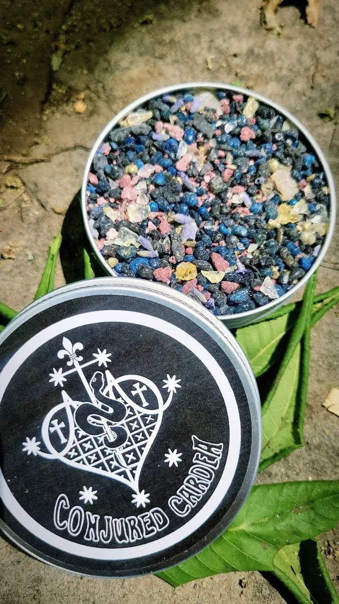 Marie Laveau Resin Incense Blend-Roll Charcoal-Love, Luck, Money, Power