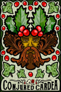 Green Man Candle-Rebirth, Growth, Wealth, Pagan Spiritual Symbol