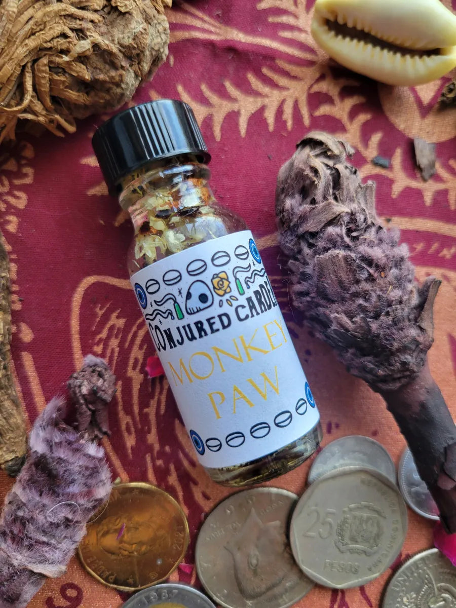Monkey Paw Oil-Good Luck, Prosperity, Attraction, Drawing