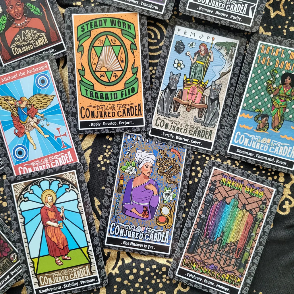 Conjured Cardea Oracle Deck-60 Card Deck for Clarity, Good Fortune and Divine Guidance